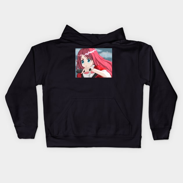 Sakura Minamoto - Zombieland Saga Kids Hoodie by TunaDesigns